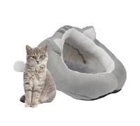 Slipper Shaped Cat Bed - Kitty Cave House, Soft Thermal Sleeping Den, Cute Pet Sofa | Premium Indoor Relaxation Area For Bedrooms Livingrooms Cold Season Comfort Decorative Footwear Design