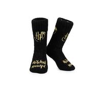 Slipper Socks Harry Potter Black One Size