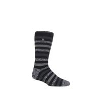 Men's Heat Holders Slipper Socks - Black/Grey