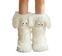 Slipper Socks, Novelty Socks, Cute Monster Fluffy Socks, House Socks with Non-Slip Sole, Warm Winter Bed Socks for Home Office,Funny Novelty Gifts for Christmas Birthdays