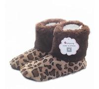 Slipper socks Winter Slippers Warm Soft Women Home Slippers House Floor Shoes Ladies Indoor Socks Furry Plush Slides Cotton Shoes(Photo Color-02,9 (Insole 25CM))