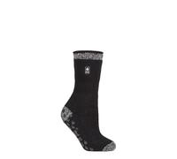 Slipper Socks Womens Thermal Plain & Patterned Heat Holders 2.3 TOG- 1 Pair Pack