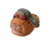 Slipper Womens Cozy Capybara Slippers For Indoor Warm Shoes With Soft Fleece Comfortable Home Footwear