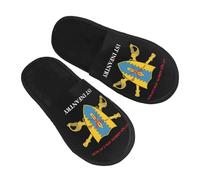 Slippers 1St Squadron 4Th Cavalry 1St Infantry Reusable Fuzzy Slippers Soft Anti-Slide Slipper For Bedroom Room Spa M