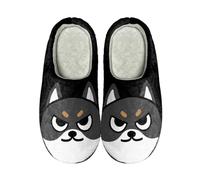 Slippers Black Animals Fluffy Slippers Women Ladies Slipper Cozy Mens Slipper,Soft For Outdoor Indoor Home Shoes,Warm Anti-Slip Plush,Christmas Gifts For Women Men
