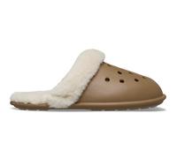 Crocs Classic Fuzz Scuff Slippers Brown White - 37-38