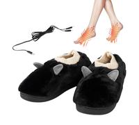 Slippers - Electric Heated Slippers, Heating Feet Warmer Shoes | Removable And Washable Microwavable Slippers, Foot Warmer, Heated Boots, Christmas Home, Relieving Foot Stiffness For Women