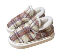 Slippers Fluffy Unisex Halloween Cute Fuzzy Arch Support Bathroom Mens Soft Plush Slipper Lightweight House Moose Cookie Man Santa Claus Cozy Women Womens Pumpkin Orange 7