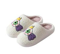 Slippers for Swollen feet Cotton Soft Non-Slip House Shoes Indoor Outdoor Cute Cartoon Dog Slippers Autumn & Winter Comfortable Warm Cosy Plush Closed Toe Shoe
