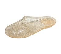 Slippers for Women Clear Glitter Clogs Open Back Hollow Out Slide Slippers Summer Beach Outdoor Garden Casual Pool Sandals Silver Grey Gold
