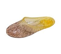 Slippers for Women Clear Glitter Clogs Open Back Hollow Out Slide Slippers Summer Beach Outdoor Garden Casual Pool Sandals Silver Grey Brown