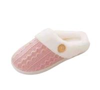 Slippers for Women Fuzzy Non-Slip Winter for Ladies Indoor House Closed Toe Plush Fleece Lined Flat Christmas Gifts Women Men