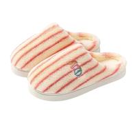 Slippers for Women House Shoes Womens Funny Slippers Fall Winter Fleece Lined Cotton Slipper for Men Women Couple's Set Postpartum Recovery Shoes Plush Cotton Slipper Heated Rechargeable (Pink, 38)