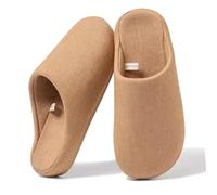 Slippers For Women Indoor And Outdoor Memory Foam，closed Toe Cotton Linen Slippers For Men ，The Soles Are Soft And Flexible For Comfort, Perfect For Men And Women, Seniors(A,40/41 EU)