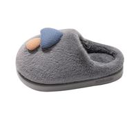 Slippers for Women Men Memory Foam Retro Soft Plush Warm Slip On Christmas Slippers Cute Plaid Cosy Indoor Outdoor Slippers, gray, 8.5 UK