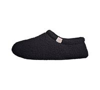 Slippers for Women Unisex Halloween Cute Fuzzy Arch Support Soft Plush Fluffy Slipper Lightweight House Moose Cookie Man Santa Claus Cozy Merry Christmas Men's Novelty Black 4