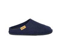 Gottstein Classic CO Wool Felt Slippers for Men and Women - with Anatomically Shaped Footbed - Seamless Felted for High Comfort - Made in Tyrol, blue, 5 UK
