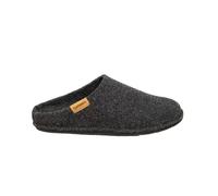 Gottstein Classic CO Wool Felt Slippers for Men and Women - with Anatomically Shaped Footbed - Seamless Felted for High Comfort - Made in Tyrol, charcoal, 10.5 UK