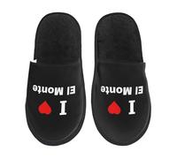 Slippers I Love El Monte Fluffy Slippers Warm Comfy Slides For Guest Hotel Bedroom M