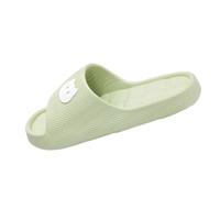 Slippers Ladies Men Thick Soles Stepping Feeling Light Soft Soles Slipper Women Printed Cloud Sliders Lovers Summer Home Non-Slip Slides for Shower Bathroom Pool Indoor Outdoor Size 3-8