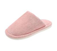 Slippers Ladies UK Christmas for Women Men Spa Shower Swollen Feet Soft Plush House with Cozy Memory Foam Slip-On Indoor Outdoor Unisex Halloween Pumpkin Pink 5