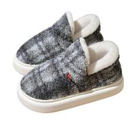 Slippers Ladies UK Pumpkin Halloweenn Fluffy Women Bride Shower Shoes Soft Plush Slipper Lightweight House Moose Cookie Man Santa Claus Cozy Unisex Halloween Cute Fuzzy Grey 5