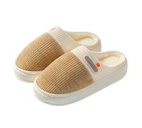 Slippers Ladies UK Pumpkin Halloweenn Pink Travel Women White Women’s Corduroy Soft Comfy Memory Foam Non-Slip House Shoes Indoor Outdoor Christmas for Men Khaki 5.5