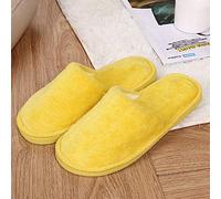 Slippers Ladies UK Unisex Halloween Pumpkin Open Toe Women Slider Foldable Shoes Women’s Comfy Striped Knitted Memory Foam Slip on House for Indoor Outdoor Merry Christmas Men's Novelty Yellow 5.5