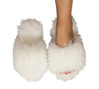 Slippers Ladies Unisex Halloween Pumpkin Arch Support Wide Fit Funny Indoor Winter Anti-Slip Shoes for Women and Men UK Christmas Womens Mens White 39