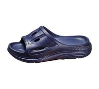 Slippers Men's Summer Open Bathing Shoes Men's Non-Slip Slippers Platform Flip Flops Comfortable Outdoor Shoes Wear-resistant Shower Shoes Soft Soles Slippers Lightweight Beach Shoes, blue, 9 UK