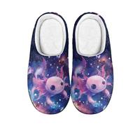 Slippers Purple Axolotl Outdoor Shoes For Adults | House Slipper Memory Foam Cosy Mule Slippers for Unisex Winter Outdoor