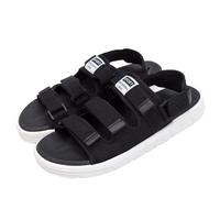 Slippers Sandals Men Outdoor Sandals Summer Beach Shoes Open-Toe Shoes Casual Trekking Walking Hiking Touch Close Strap Sandals for Men Non -slip Outside Thick Bottom Sandals UK Size 3-8.5 Clearance