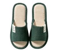 Slippers Summer Linen Slippers Breathable Guest Slippers Indoor Slippers Non-Slip for Women Men at Home Hotel for Indoor and Outdoor Four Seasons