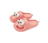 Slippers Tongue Out, Kissing Slippers, 3D Big Eye Dog Fun Cartoon Head Slippers (Pink, Adult, Women, 3, Numeric Range, UK Footwear Size System, 3.5, Medium)