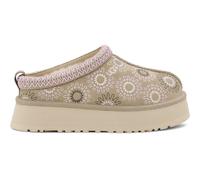 UGG® Tazz Sun Stitch in Brown, Size 4, Suede/Polyester