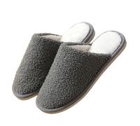 Slippers Unisex Fashion Plush Cartoon Thick Print Home Linen Slides With Cozy Faux Womens Slip On For Autumn Winter