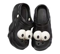 Slippers Women,Breathable Unisex Slip On Clogs With Chunky Heel For Everyday Wear Comfortable Footwear With Accessory Charms For All Seasons