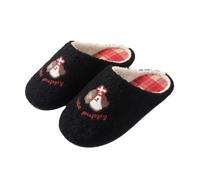 Slippers Women Closed Toe Memory Foam Fuzzy Cartoon Animal House Slippers