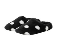Slippers Women Closed Toe Polka Dot Memory Foam Fluffy Ladies Slippers