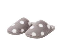 Slippers Women Closed Toe Polka Dot Memory Foam Fluffy Ladies Slippers