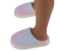 Slippers Women Fluffy Christmas for Men Slipper Arch Support Slip on Shoes Fuzzy Non-Slip Cozy House Indoor Outdoor Ladies Merry Men's Novelty Light Purple 43