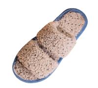 Slippers Women for Womens Leopard Print Indoor Shoes Soft Plush House Ladies Extra Wide Swollen Feet Women's Mule Comfy Warm Shearling Lightweight Breathable Memory Foam Anti-Slip Grey Size 4