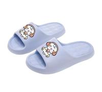 Slippers Women,Ladies Cloud Shower EVA Slipper Thick Soles Sliders Stepping Feeling Light Soft Soles Sliders Summer Comfortable Home Non-Slip Slides for Bathroom Pool Beach Indoor Outdoor Size 2.5-5