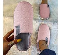 Slippers Women Ladies UK Christmas for Men House Bathroom Funny Indoor Washable Cotton Memory Foam Slip-Ons Shoes Bedroom Sleepers Lightweight Breathable Merry Men's Novelty Watermelon Red 8