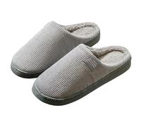 Slippers Women Ladies Womens Size 7 Bride Halloween Ladies' Knit Comfort Memory Foam Slip on House Shoes Slipper Socks Bedroom Corduroy Crossbands Open Toe Slides Sandals Comfy Grey 3.5