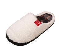 Slippers Women Plaid Plush Fleece Lined Shoes For Women Uk Cloud-Like Comfort Winter Slipper Relaxing At Home House Shoe Non-Slip Rubber Sole Slippers Thermal Footwear Solid Color Indoor Shoe