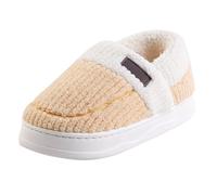 Slippers Women Size 6.5 UK Winter Thick Heeled Cotton Sliders for Indoor Home Couples Simple Plus Velvet Warm Outdoor Cotton Sliders aterproof Slippers Yellow