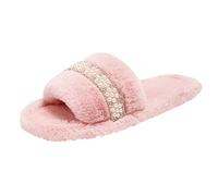 Slippers Women Size 7 House Shoes Womens Memory Foam Slippers Womens Slipper Indoor Fashion Pearl Tiles Lightweight Winter Warm Cotton Slipper for Women Hard Sole Summer Pink