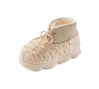 Slippers Women Wide Fit Comfortable Keeping Your Feet Warm In Winter Night Slippers for Women (White, 4)