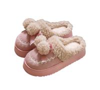 Slippers Women Womens Christmas for Men Ladies Shower Indoor House Bedroom Corduroy Crossbands Open Toe Slides Sandals Shoes Comfy Women's Merry Men's Novelty Pink 3.5